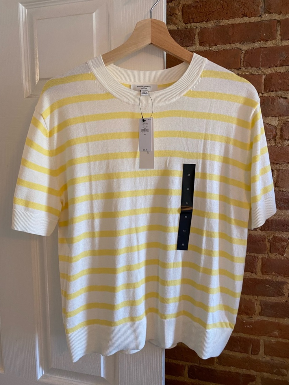 Banana Republic Forever Short Sleeve Striped Sweater- New With Tags